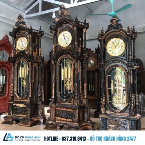 donghocaygomuncu đồng hồ cây gỗ mun cũ